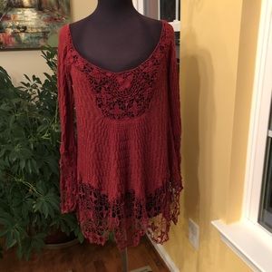 Long Sleeve Top Lace Free People